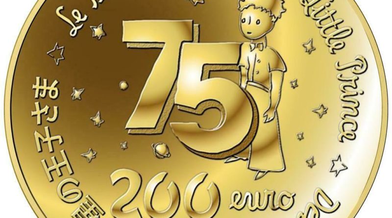 Frankreich 200 Euro 2021 Der Kleine Prinz – Sterne – 75. Jubiläum – 1 Oz Gold PP