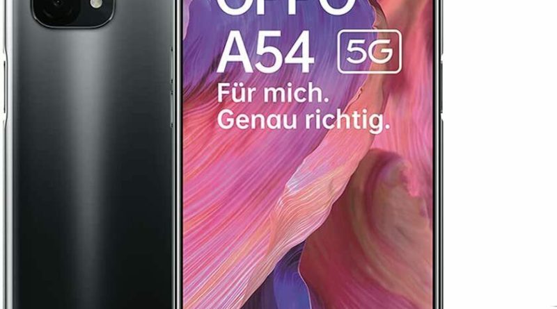 Oppo A54 64GB Dual-SIM schwarz Smartphone ohne Simlock – Sehr Gut – Refurbished