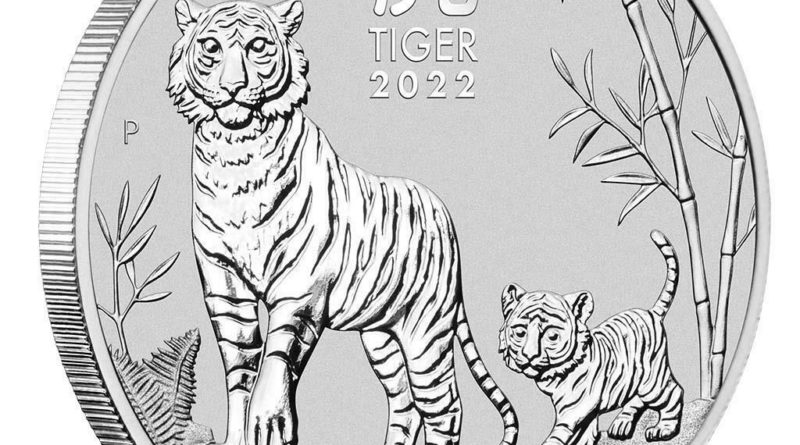 Australien – 50 Cents 2022 – Jahr des Tigers (3.) Lunar III. – 1/2 Oz Silber ST
