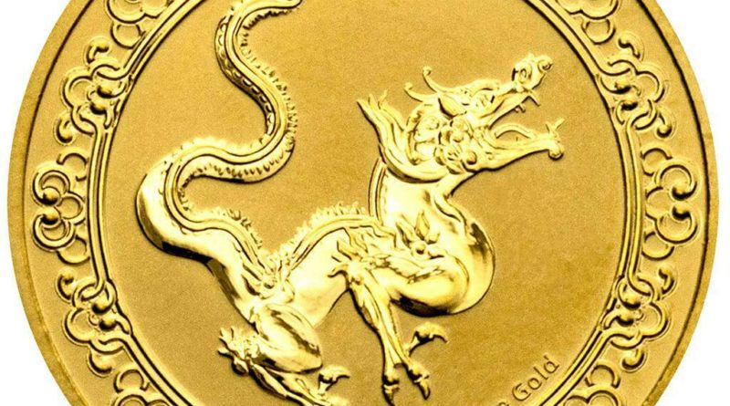 Niue 250 Dollar 2020 – The Yellow Snake – Celestial Animals (4.) – 1 Oz Gold ST