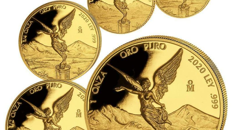 Mexiko – 1,9 Onza 2020 – Libertad – Siegesgöttin – Satz – 1,9 Oz Gold PP