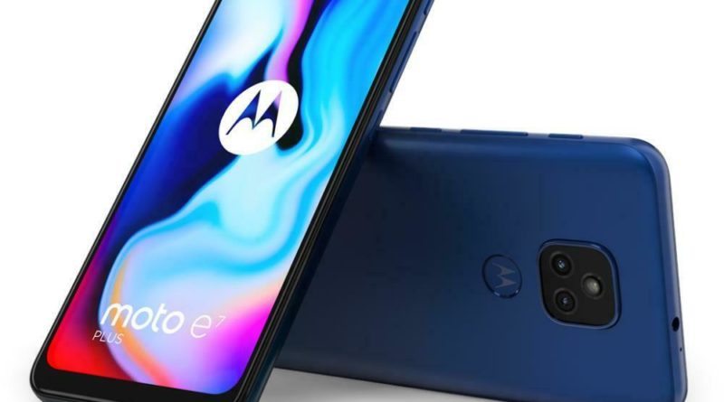 Motorola Moto E7 Plus Dual-SIM misty blue 64GB Smartphone – NEUWERTIG!!