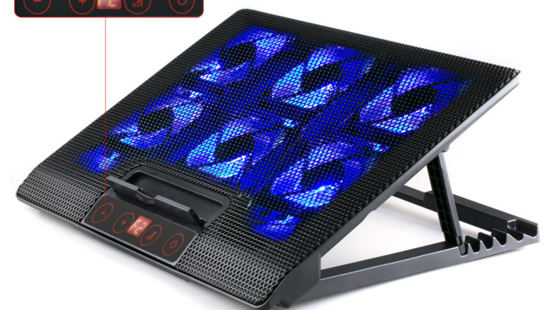 NOTEBOOK LAPTOP KÜHLER COOLER KÜHLPAD STÄNDER 6 x LED LÜFTER | Für 10 – 17 ZOLL