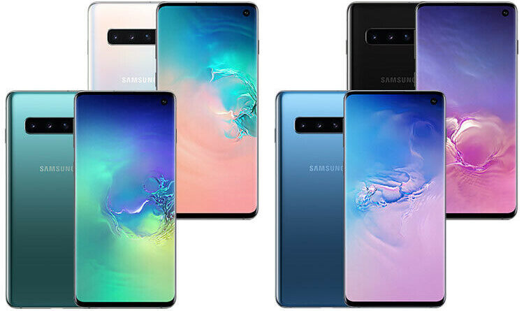 Samsung Galaxy S10 SM-G973 – 128GB – Prisma Schwarz Weiß Blau NEUWERTIG