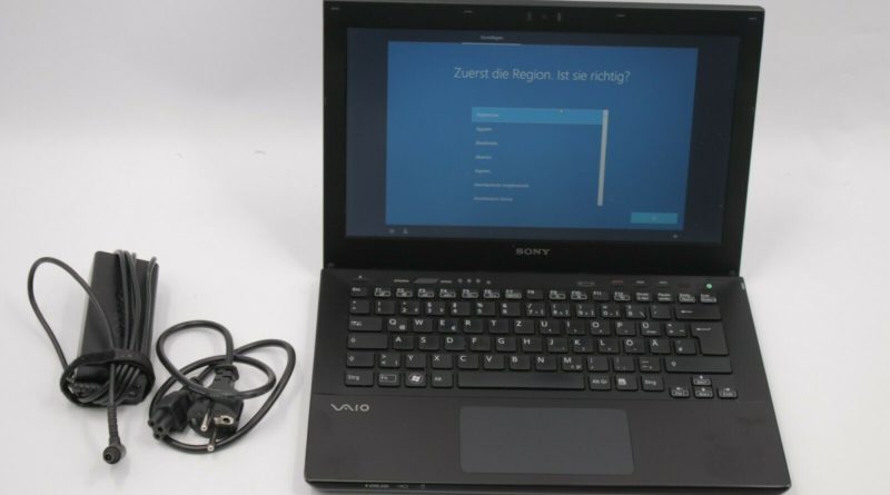 Sony Vaio SVS1311S9EB 13,3″ Intel Core i7-3520M 8GB 512GB SSD – Top –