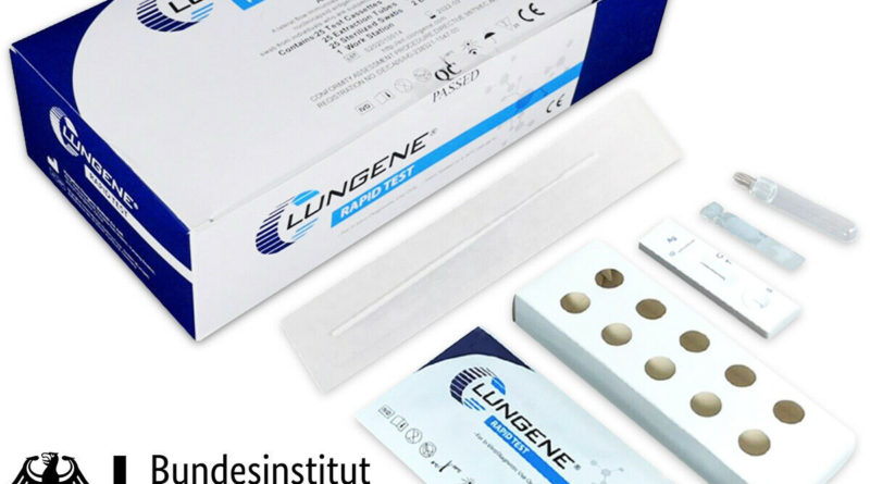 Schnelltest 25x Covid-19 Antigen Delta Omikron Test Corona Selbsttest Clungene