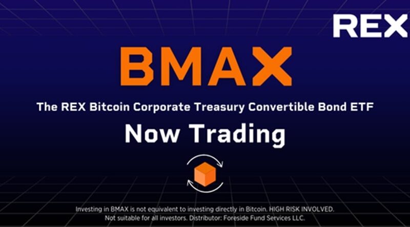 First-Ever Bitcoin Corporate Treasury Convertible Bond ETF Launched by REX Shares