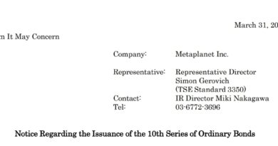 Metaplanet Raises ¥2 Billion in Zero-Interest Bonds to Buy More Bitcoin Metaplanet-Raises-¥2-Billion-in-Zero-Interest-Bonds-to-Buy-More.jpg