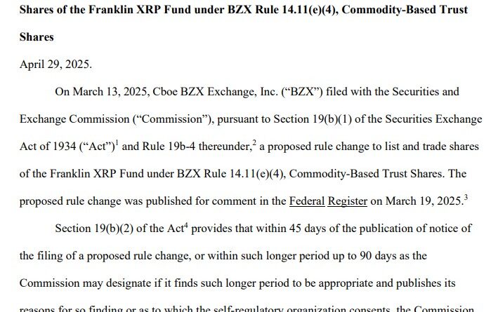 SEC vertagt Entscheidungen über XRP- und DOGE-ETFs