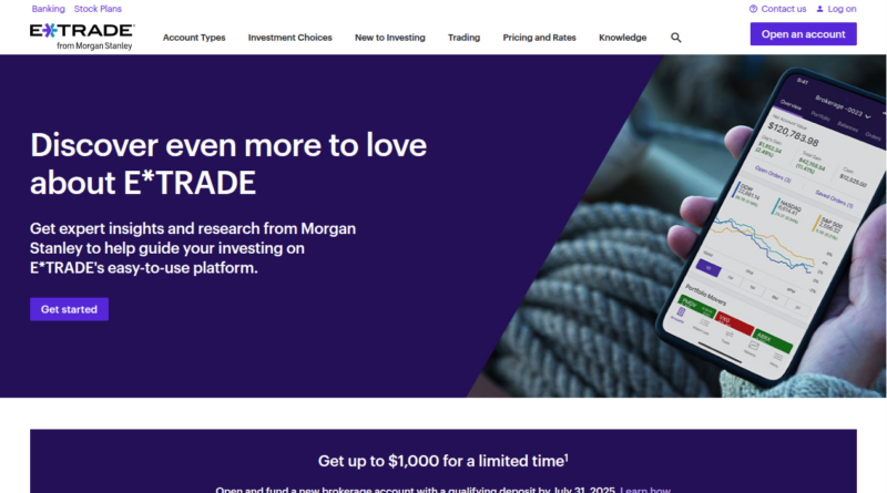 Morgan Stanley plant Krypto-Handel auf E*Trade-Plattform – Bloomberg