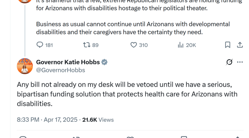Gouverneurin von Arizona legt Veto gegen Bitcoin-Reserve ein