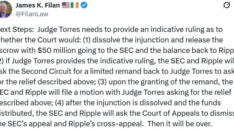 SEC-Kommissarin Crenshaw kritisiert angestrebte Einigung mit Ripple
