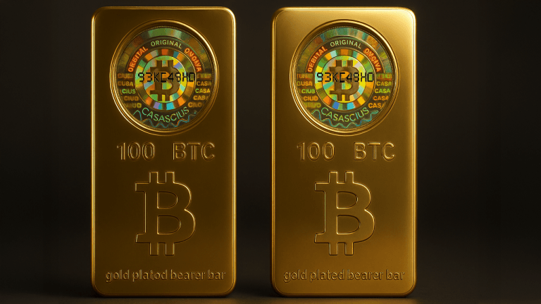 Casascius Treasure Unsealed: Two 100 BTC Bars Redeemed Amid Price Drop in April 