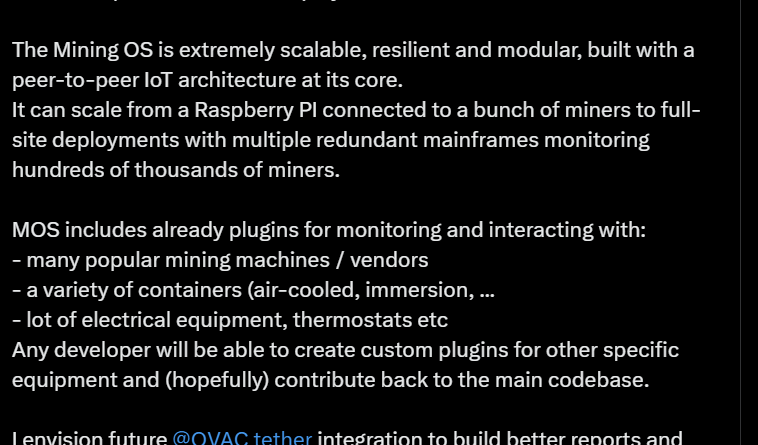Tether plant Open-Source Bitcoin Mining OS: Drittanbieter damit überflüssig
