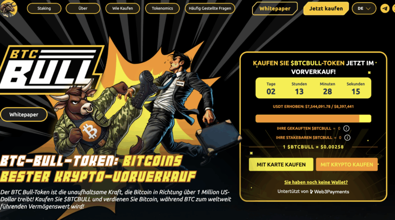 Bitcoin Bull: Meme-Coin-Hype? BTCBULL Presale, Potenzial & Risiken