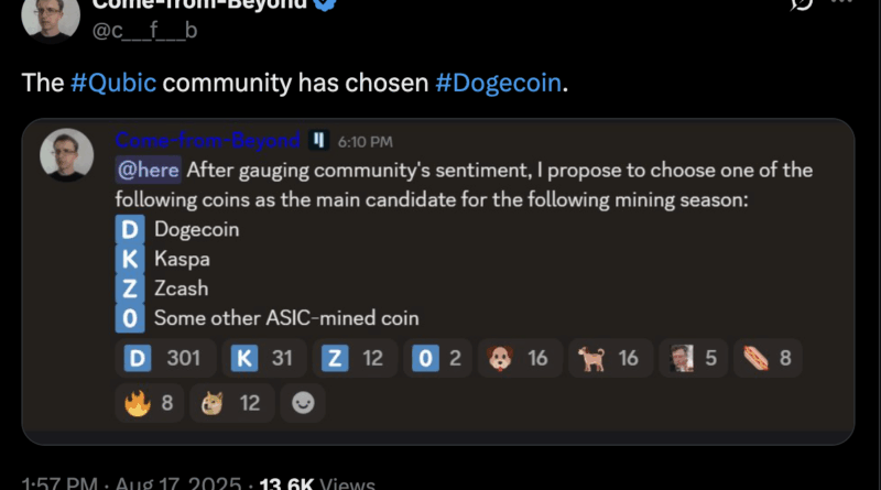 51-Prozent-Angreifer nimmt nun Dogecoin (DOGE) ins Visier