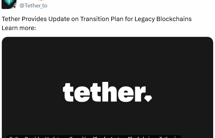 Tether streicht Pläne um Einfrieren von USDT auf fünf Blockchains