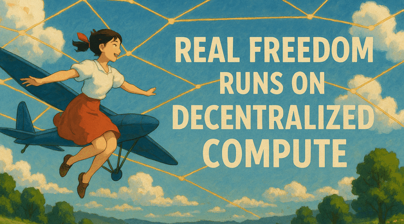 Real Freedom Runs on Decentralized Compute ✅