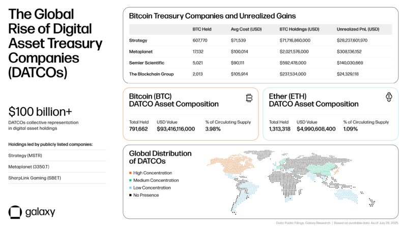 Krypto-Treasury-Unternehmen droht Schicksal wie Firmen in Dotcom-Blase