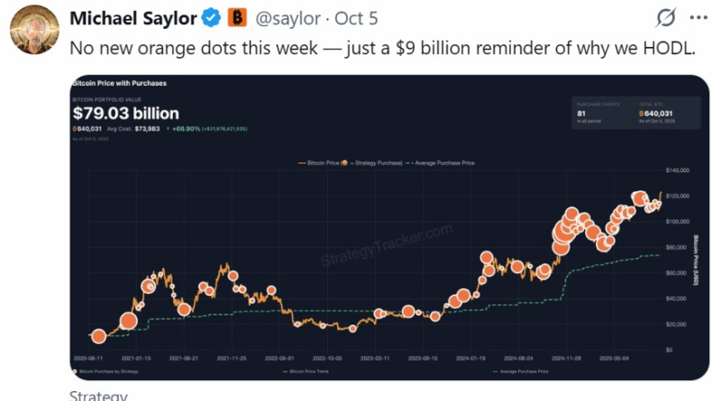 Saylor pausiert Bitcoin (BTC)-Käufe: Strategy verzeichnet großen Gewinn