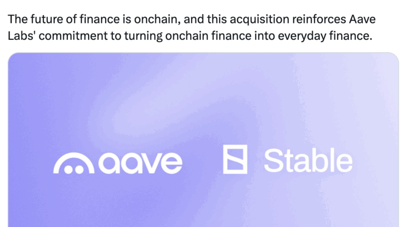 Aave öffnet DeFi-Markt für Normalverbraucher mit neuer Übernahme