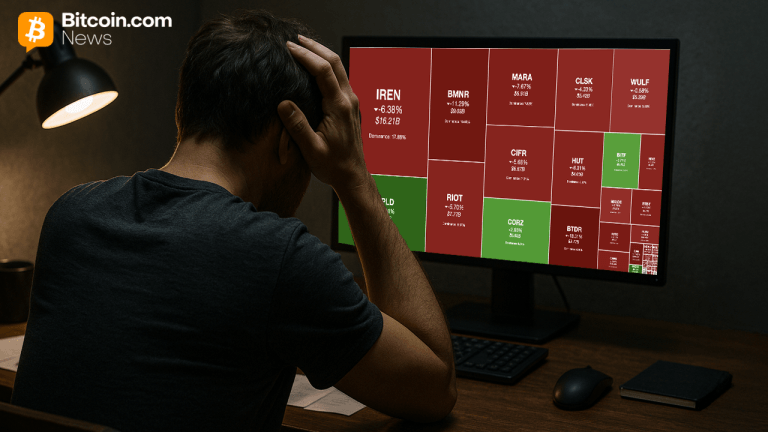 Bitcoin Mining Stocks Plunge as .65 Trillion Is Wiped From US Equities