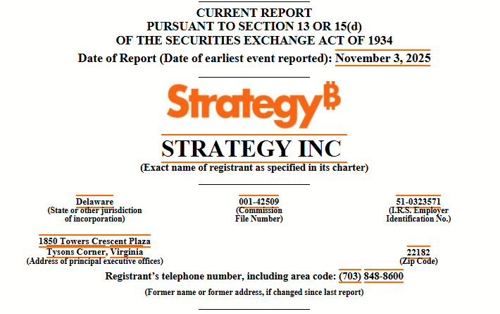 Strategy kauft Bitcoin (BTC) für 45 Mio. US-Dollar: Erster Kauf im November