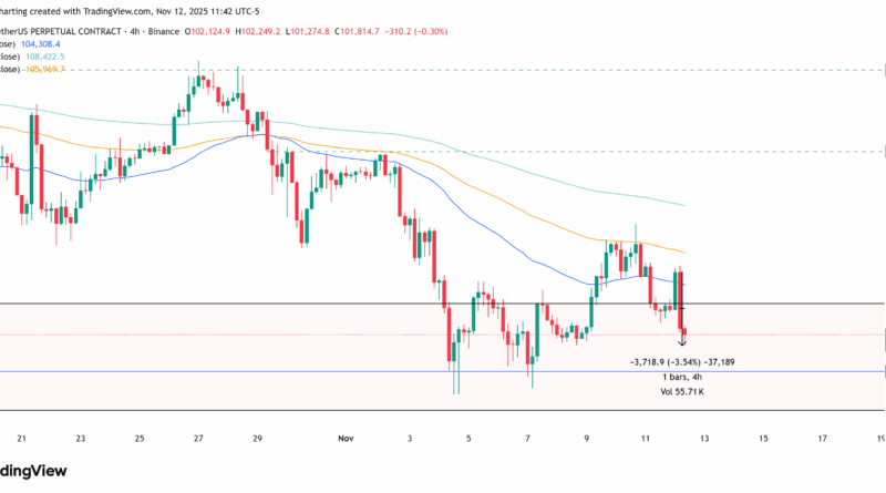Bitcoin rutscht auf 101.000 US-Dollar ab, Aktien und Gold im Aufwind