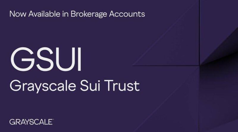 Grayscale’s GSUI Debuts on OTCQX, Opening Broad Market Access to Sui’s High-Speed Blockchain