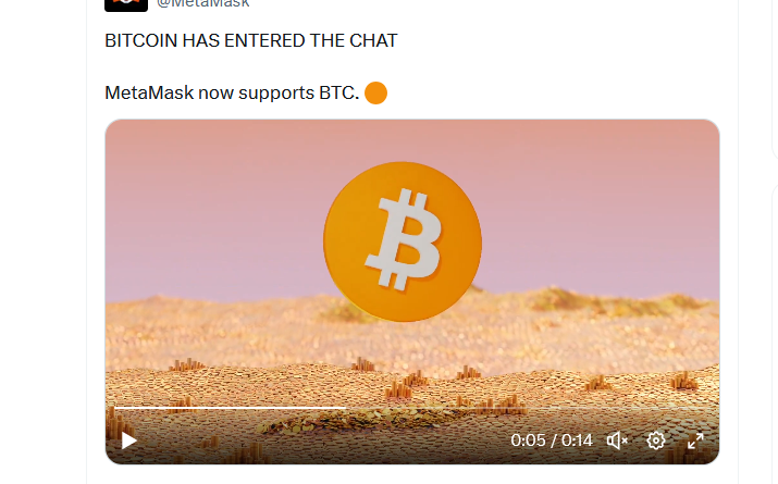 MetaMask unterstützt nun auch Bitcoin (BTC): Seit 10 Monaten angekündigt