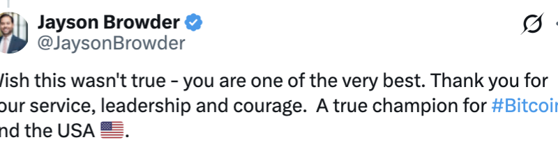 Krypto-Community traurig über geplanten Rückzug von Senatorin Lummis