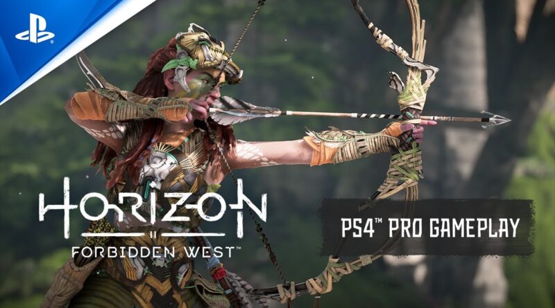 Horizon Forbidden West – Gameplay Trailer | PS4 Pro