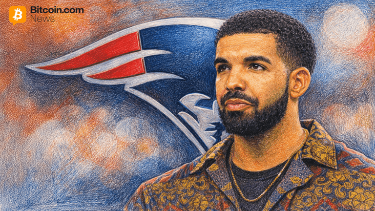 Rap Star Drake Uses Stake to Wager M in Bitcoin on Patriots Despite Super Bowl LX Odds