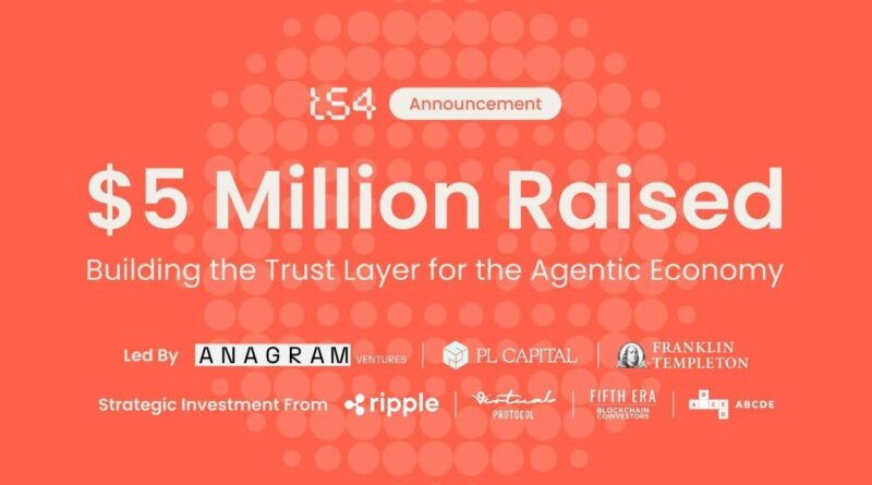 t54 Secures M Seed as Ripple, Franklin Templeton Back AI Agent Finance