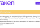 Kraken stoppt Einzahlungen für Monero (XMR) wegen 51-Prozent-Attacke