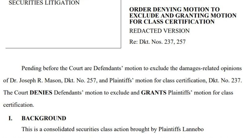 California Court Clears B NVIDIA Crypto Revenue Lawsuit