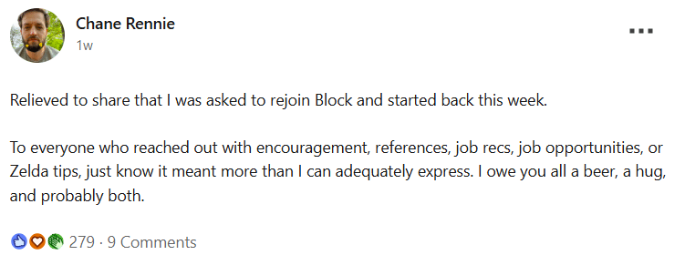 Jack Dorsey’s Block brings back a few workers after mass layoffs