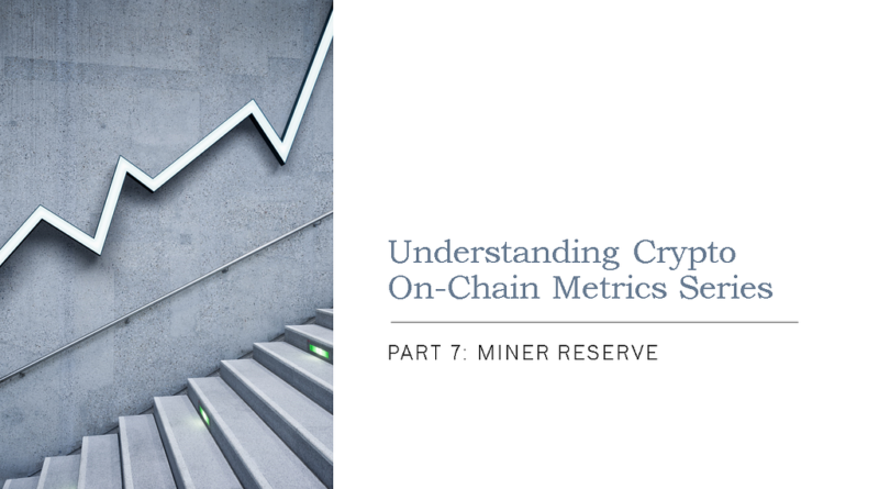 Understanding Crypto On-Chain Metrics|| Part 7: Miner Reserve