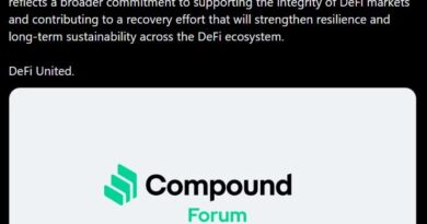 Compound Joins Defi United, Proposes 3,000 ETH to Recover 16,776 ETH in Exploiter Positions