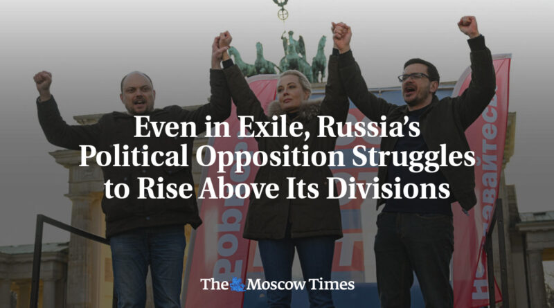 Even in Exile, Russiaâ€™s Political Opposition Struggles to Rise Above Its Divisions