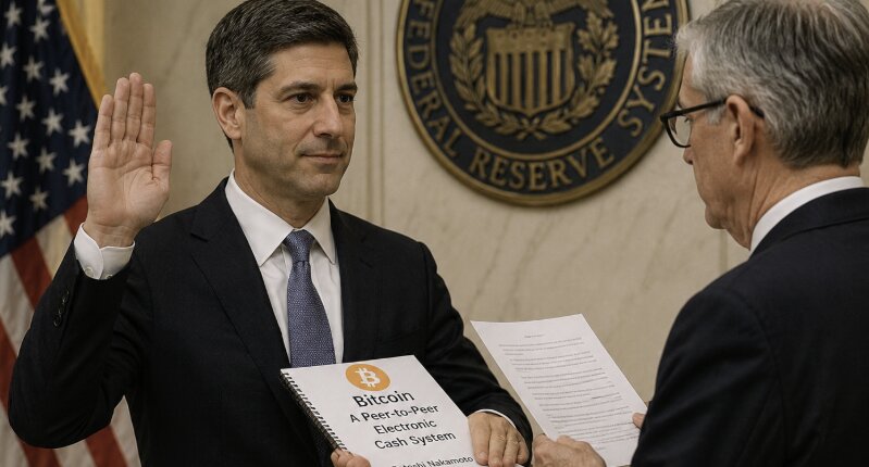 Pro-crypto Kevin Warsh Officially Sworn in As Fed Chairman
