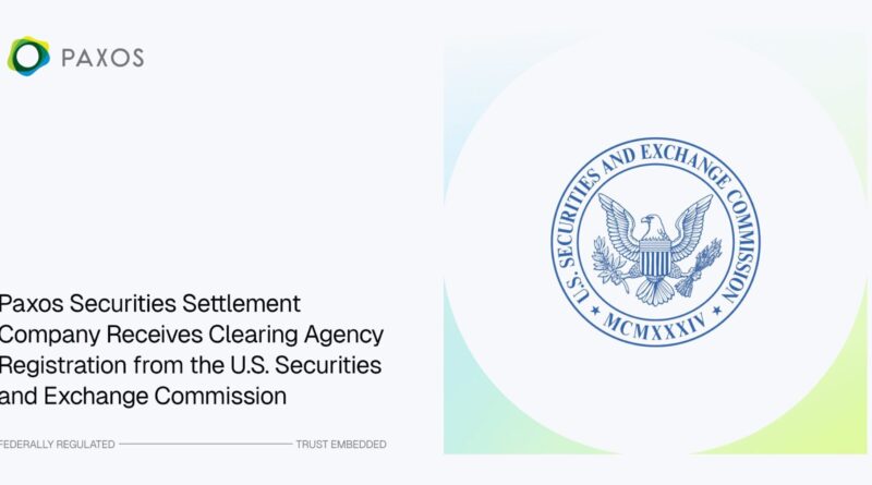 SEC Approves Paxos as First Blockchain-Native Firm to Clear US Securities Trades