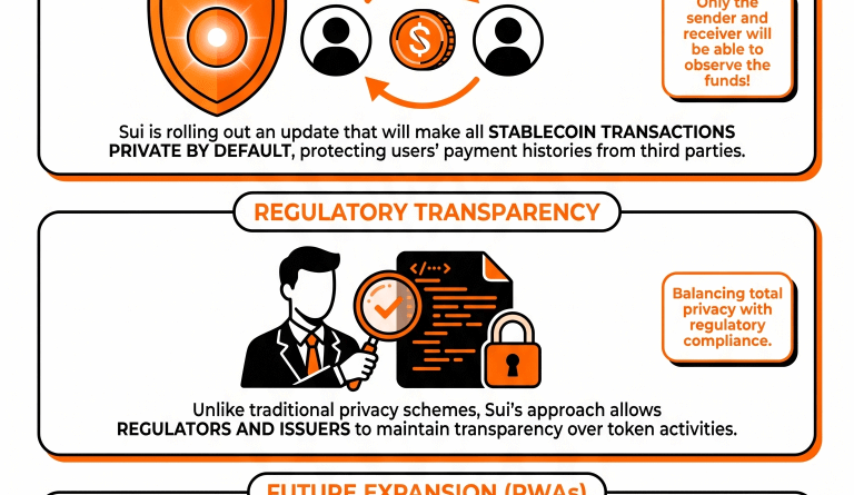 Sui to Make All Stablecoin Transactions Private by Default in Massive Update