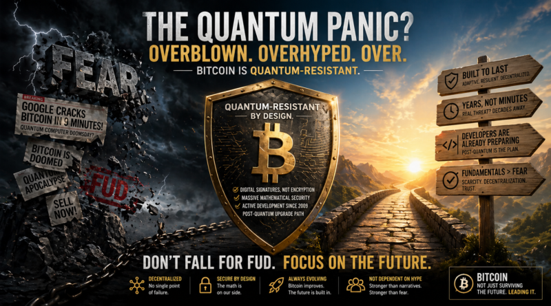 The Quantum Bitcoin Panic Is a Fad