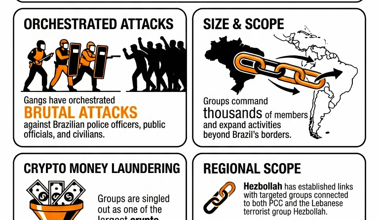 Trump Administration Labels Brazil’s Deadliest Gangs as Specially Designated Global Terrorists