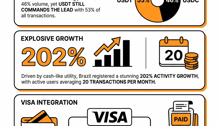 USDT Hits Near 100% Market Share in Key Latam Markets, New Oobit Report Reveals