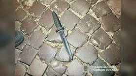 Draft officer killed in knife attack in Ukraine (VIDEO)